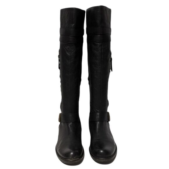 MIZ MOOZ Kellen Leather Buckle Riding Boots 6 - Picture 2 of 9